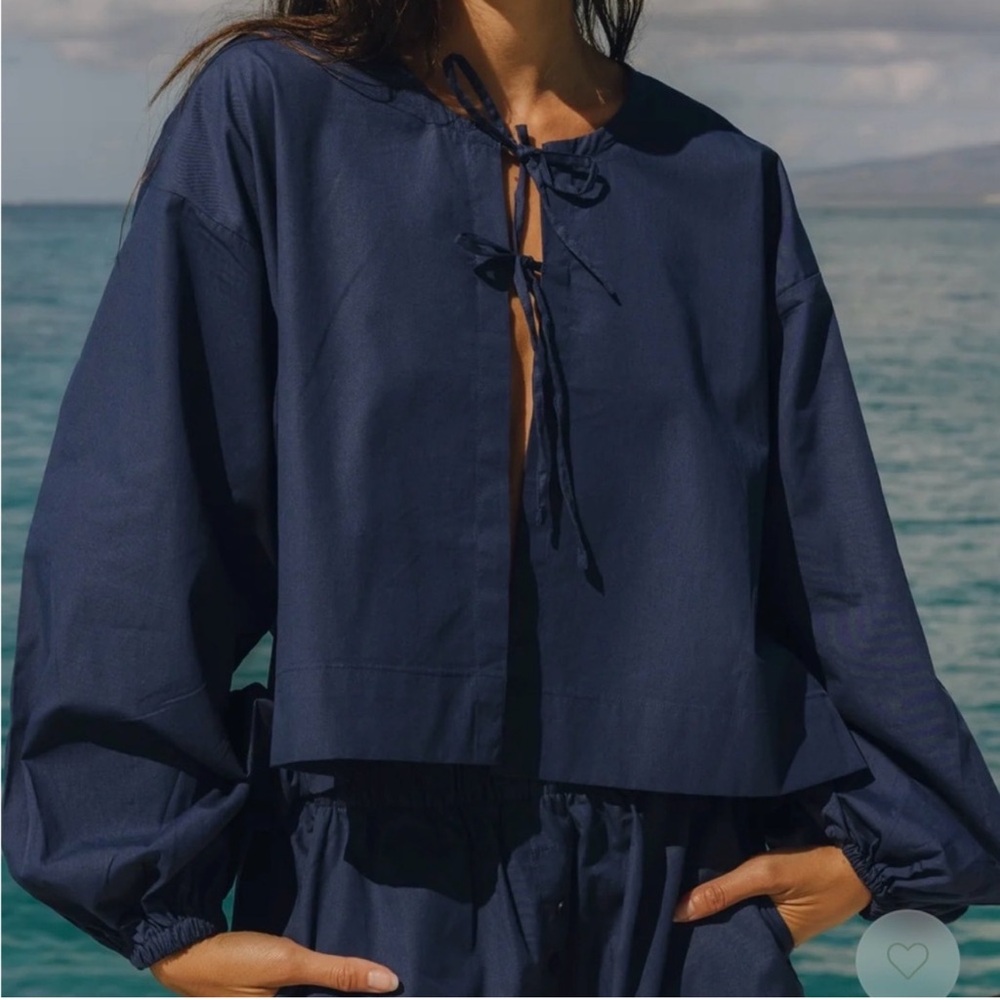 Daily Drills poplin tie top
